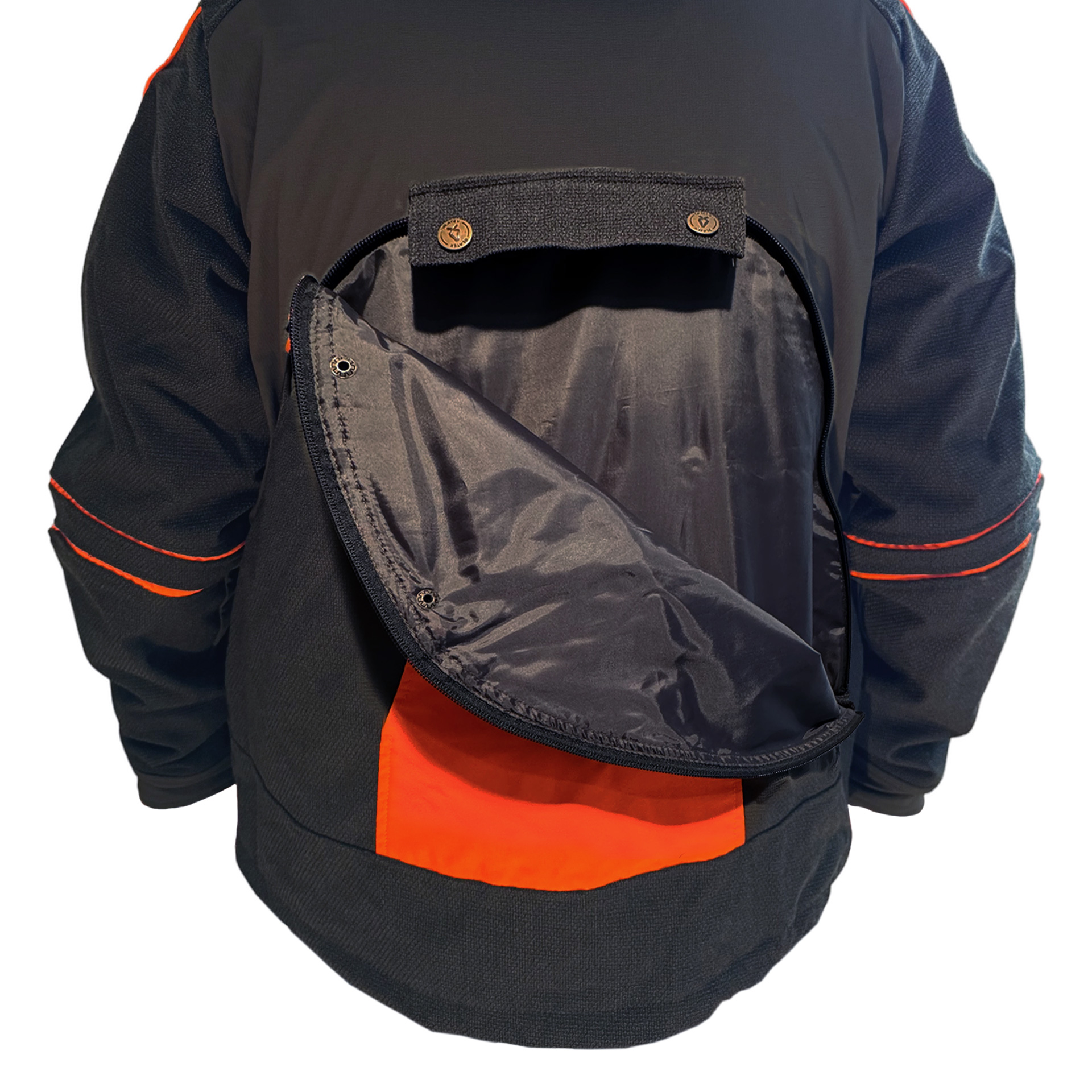 Veste Blatex orange Vêtements